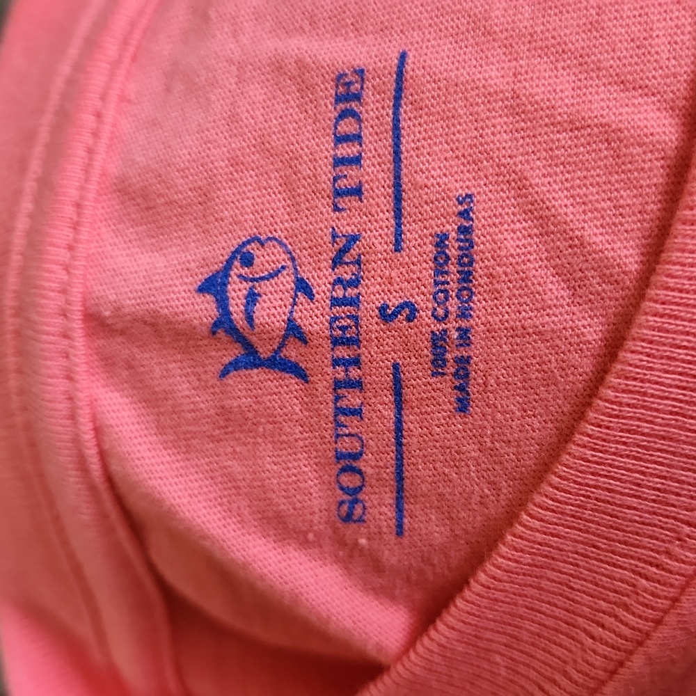 Southern Tide  Coral Long Sleeve Grafic Shirt - Picture 6 of 8